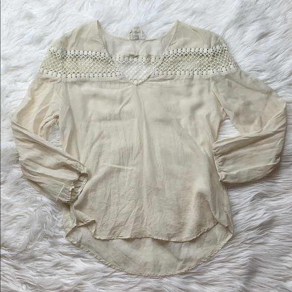 Quicksilver Collection silk lace top - Picture 2 of 5